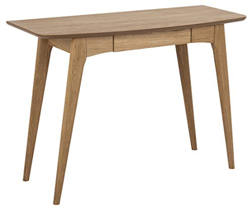 AC Design Furniture Konrad Schreibtisch, B: 105 x H: 74 x T: 45 cm, Geölte Eichenoptik, Eiche Furnier/Holz, 1 Stk