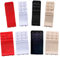 Bra Strap Extension Bra Extender Women's Elastic Extenders 3 Rows x2 Hooks/3 Hooks (Black, red,White, skin color)8 Packs