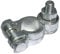 GTSE 2PCS Cargo Car Battery Terminal Clamps, Post Stud & Nut, 10mm, M10 Positive and Negative Pair