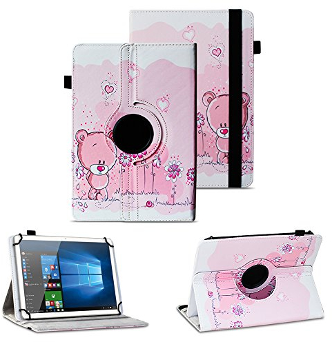 NAUC Tablet Hülle kompatibel mit Blackview Tab 90 Tasche Schutzhülle Cover 360° Drehbar Schutz Case Ständer, Farben:Motiv 1