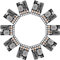 DROK 12 V auf 5 Buck-Konverter, Mini-Spannungsregler-Platine, DC 4,5–20 V, 9 Step-Down 1–16 Reduzierstück, 2 A, fester, verstellbarer Volt-Ausgang-Transformator, Netzteil, Stabilisator-Modul.