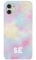 Tirita Personalised Phone Case Cover Compatible with iPhone 12 & 12 Pro - [08 - Rainbow Sky Colourful Fluffy]