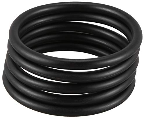 Juwaacoo 5 Stück O-Ring aus Nitrilkautschuk, Schwarz, Augenmuschel, Butadiene, Acrylnitril, 50 mm x 4 mm