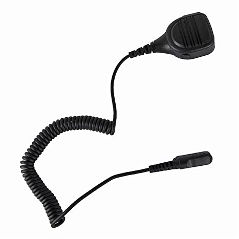 DCALU Strapazierfähiges Schulterlautsprecher-Mikrofon, Mikrofon, passend for Motorola-Radio, passend for Tetra MTP3550, MTP3250, MTP3200, MTP3500, MTP3100, P6620, Walkie Talkie Walkie Talkie Mic
