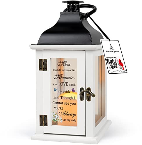 Lanterna commemorativa - Regalo di simpatia per lutto per la perdita della madre Regali commemorativi per la perdita della madre Regali funebri premurosi per la perdita della madre regali