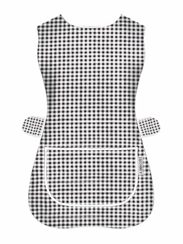 LINEN CLOSET Womens Tabards with Pockets for Men Ladies Cleaning Catering Chef Kitchen Aprons Unisex Hygea Tabard Apron Work Tabards