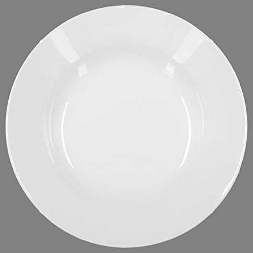 Secret de gourmet Set di 6 piatti fondi, rotondi, diametro 20 cm, colore: bianco