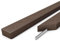hanit® Bankbohlen, wetterfeste Bankbretter aus Recycling Kunststoff, für Gartenbank etc.; 2,0m Länge; braun (1 Stück)