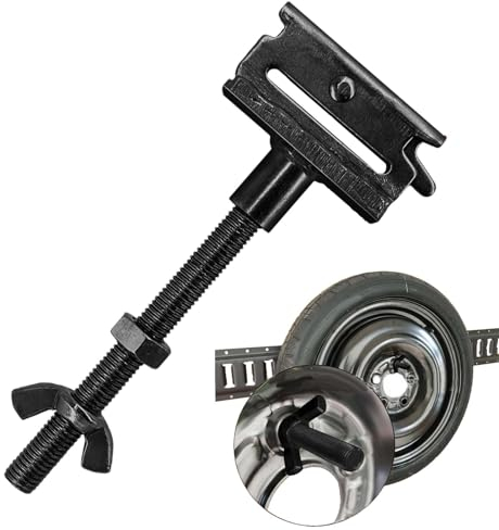 Chaies E-Track-Ersatzreifenhalterung, Anhänger-Ersatzreifenträger - Bolt Hanger Ersatzradhalter - Anhängerkupplung, Reifenträger, Etrack-Schienensystem, Zubehör für geschlossene Anhänger, LKW,