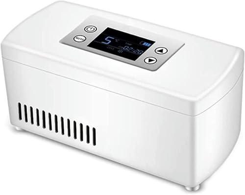 BTOIASYHF Mini Frigorifero per Diabetico da Viaggio Insulina Frigorifero Frigorifero Portatile per I Farmaci Case di Raffreddamento di Auto Compatte 2-8 ℃ Frigorifero Pass