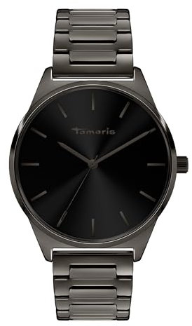 Tamaris Damen Analog Quarz Uhr mit Edelstahl Armband TT-0160-MQ