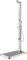LAPOOH Gartendusche mit Grauer Bodenplatte 225 cm Edelstahl, Dusche Für Garten, Outdoor Shower, Garten Dusche, Außen Dusche - 3070782