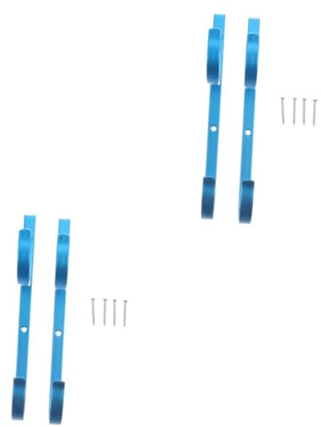 BESPORTBLE 2 Juegos Gancho de Piscina Perchas para Patio Perchas para Herramienta de Piscina Accesorios Piscina acessórios Piscina Estante Limpio de la Piscina Colgador Fijo de Piscina Blue