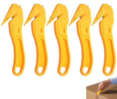 5PCS Hook Knife,Box Cutter Safety Knife,Box Opener,Box Opener Tool,Simplify The Complex, for Paper Packaging Boxes