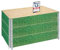 Garronda Holzaufsatzrahmen mit Print – Hochbeete für Pflanzen Blumen Kräuter Obst und Gemüse Aufbewahrungskiste aus Holz mit dekorativem Druck GD-0075 (120x80x20 cm, Blatt mit Hintergrund, 3St)