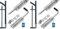 KOTARBAU® Bolzenriegel Torriegel Schlossriegel Türriegel Riegel Verrieglung Torschieber Türschieber Torschlossriegel Bodenschieber Sektionaltor 220 mm (Packung mit 2)