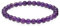 Lebensquelle Plus Kugelarmband | Perlen Armband 6 mm | Hochwertiges Edelsteinarmband | Natur Stein Edelsteinarmband dehnbar (Amethyst)