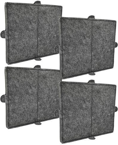 vhbw 4x Aktivkohlefilter Ersatz für Miele DKF 12-1 | 6228731 für Dunstabzugshaube