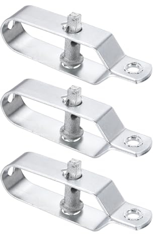 QUARKZMAN 3 Stück Drahtspanner Verzinkt Drahtzaun Spanner Zaunspanner Länge 100 mm Spanndraht Zaundraht Maschendrahtzaun für Wildzaun Weidezaun Garten Forstzaun Wäscheleine Silber