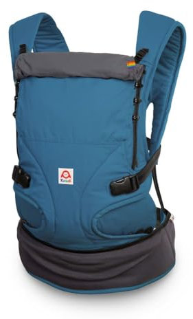 Ruckeli Basic Slim Babytrage | Fullbuckle | 50/56-98 cm (Blue Hour)