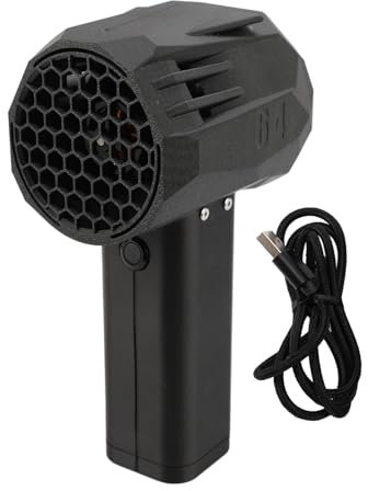 4000 MAh Potente Secador de Automóviles Ventilador de Aire Turbo, 64 Mm Súper Eléctrico Inalámbrico Soplador Instantáneo Empuje 1.40 Kg/s para Limpieza de Patio, Cuidado de