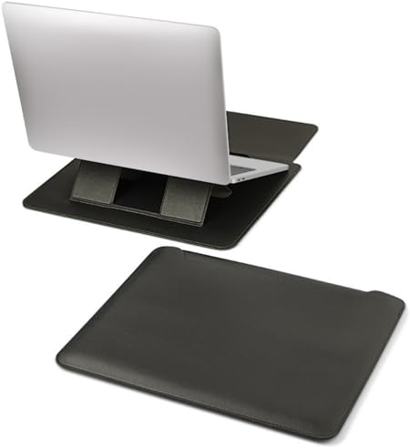 Ergonomic Laptop Sleeve Case with Stand for 13 Inch 14 Inch PC Laptop Tablet Device