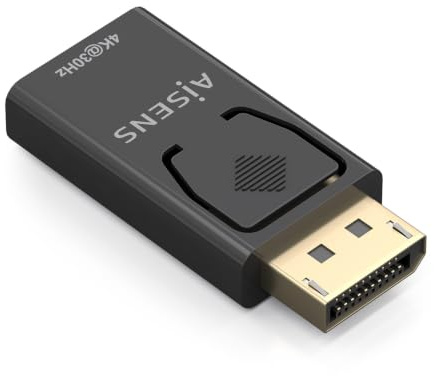 AISENS - A125-0949 - CONVERSOR DISPLAYPORT A HDMI 4K@30HZ, DP/M-HDMI/H