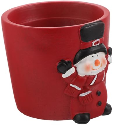 Milisten Décoration De Table Bonhomme De Jardinière Béton Pots d Extérieur pour Plantes Pots Ciment pour Plantes d Intérieur Plantes