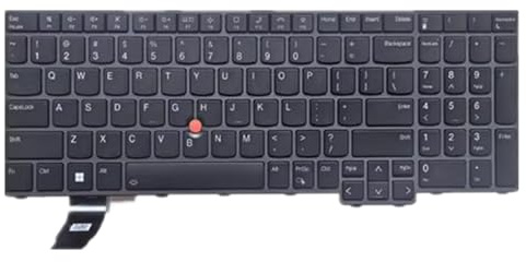 fqparts Replacement Laptop Keyboard for Lenovo ThinkPad T16 Gen 2 Gen 3 US United States Edition
