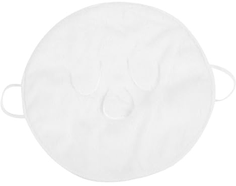 TOYANDONA Korallenvlies Gesichtshandtuch Maske mit Ohrschlaufen 24X24cm für Warme/Kalte Kompressen Hautpflege