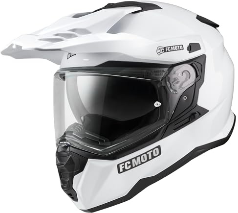 FC-Moto XP-22S Enduro Helm, weiß, L (59/60)