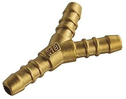 Dérivation Butane Propane en Y Tuyau Gaz 9 mm Butane, laiton, cuisine, camping gaz, eau