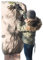 AFP Winterschutz-Vlies Thermomantel XXL, beige, Ø 200 x 300cm, 70g/qm Überwintern von Olivenbaum, Palme/Frostschutz Kübel-Pflanzen/Reißverschluss & Kordel / 2 Jutesäckchen gratis