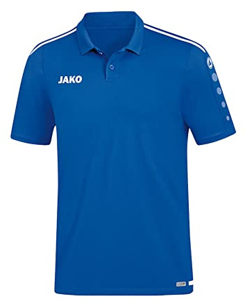 JAKO Herren Polo Striker 2.0, royal/weiß, XXL, 6319