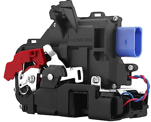Justech Serratura Portiera Anteriore Sinistra Auto Serratura Porta Chiusura Centralizzata Meccanismo Serratura Centralizzata Portiera Compatibile per Auto Volkswagen Golf