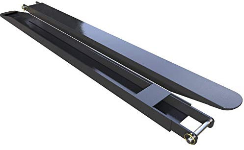 Heavy Duty Forklift Fork Extensions - Designed To Slip Over 100mm (4 Inch) Wide Forklift Forks. Direct From UK Manufacturer, Fully Tested & Certified (1800mm (72) Long)