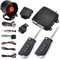 Typ 14 Auto-Zentralverriegelung Universal Auto Remote Central Kit Fahrzeugtürschloss mit Stoßsensor + Contorl-Box + 2 Ersatz-Fernbedienung für Auto-Zentral-Türschloss