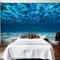 Papier Peint 3D Effet mer profonde Moderne Papier Peint Intissé Décoration Murale XXL Poster Tableaux Muraux Tapisserie Trompe l'oeil Poster Geant Mural 350x245 cm
