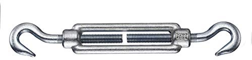 BIAT ® Spannschloss nach DIN 1480 mit 2 Haken, Größen M6, M8, M10, M12, M16, M20, M24, verzinkte Ausführung (M20)