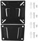 Caredy TV Wall Mount Bracket，Large Load Solid Support Wall TV Mount Wall Mounted TV Holder for 14-32in LCD TV