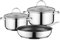 Bosch HEZ9SE030 3-Piece Cookware Set 2 Pots 1 Pan for Induction Hobs
