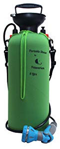Petacarium Insulated Portable Shower (8 Litre, Green) for Dogs, Camping, Paddleboarding, Muddy Walks