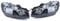 Scheinwerfer Schwarz mit LWR Motor Rechts + Links für VW Golf 6 VI 1K 08-14