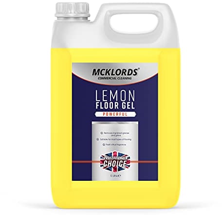 McKLords Lemon Floor Gel, Yellow, 5 Litre