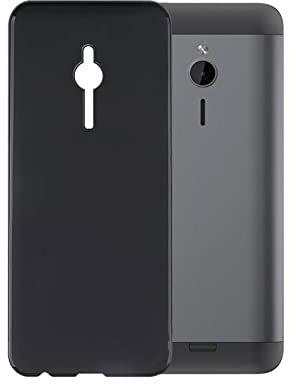 JIENI Custodia per Nokia 230 (2.80),Silicone Cover morbido telefono in TPU resistente ai graffi e confortevole-Black