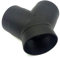 75mm Air Vent Ducting Y Piece Elbow Pipe Outlet Exhaust Connector, T Piece Elbow Pipe Outlet Exhaust Connector, Pla Stic Ducting Tee Junction Connector, Car Heater Air Vent Ducting