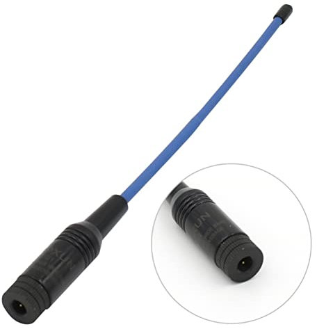 ARSMI OPX-701. Doppia Banda SMA-M 144/430 m Antenna Radio Hz Compatibile for Yaesu VX160 VX168 VX5R VX7R Antenna walkie-Talkie (Color : Blue)