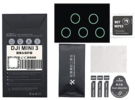 VOANZO Lens Sensor Protector for DJI Mini 3 Pro/DJI Mini 3- Drone Hardness Tempered Glass Lens Sensor Accessory