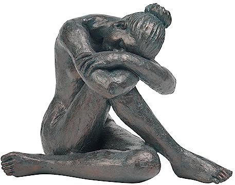 Guichifun Yoga-Tänzerin-Statue Heimdekoration – Kunstharz-Skulptur, modern, kreativ, Zuhause, Ballett, Denker, Tänzer, Bastelarbeiten, Kunstwaren, Heimdekoration, Büro, Zimmer, Geschenke, 34x29x29 cm