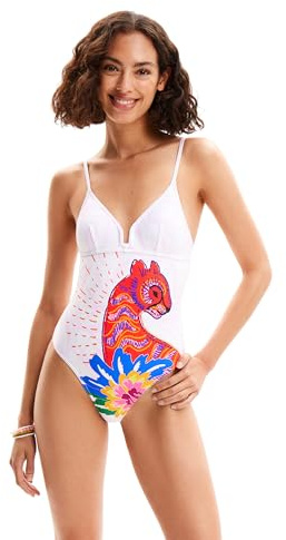 Desigual Swim_PANTER, 1000 Blanco, L